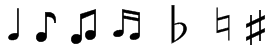 singing notes