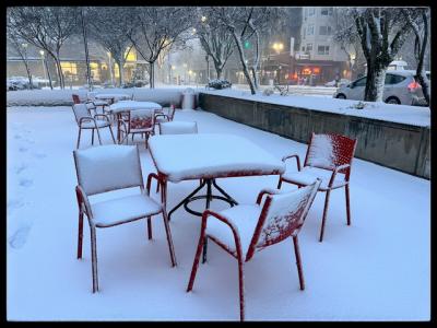 Snow in Portland